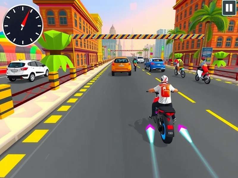 Goa Zoom Racer Supreme gameplay screenshot showing Indian city racing